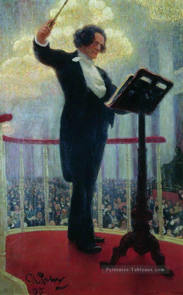 portrait d’anton rubinstein 1915 Ilya Repin Peintures à l'huile